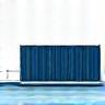 Shipping container icon for ocean freight
