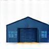 Warehouse building icon